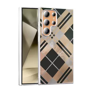 Samsung Galaxy S23 Ultra Kılıf Desenli Lopard Mep Kapak