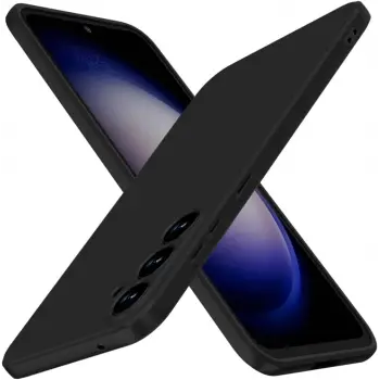 Samsung Galaxy S24 Fe Kılıf Kamera Koruyucu Çıkıntı Silikon İnce Kapak Pürüzsüz Soft Biye