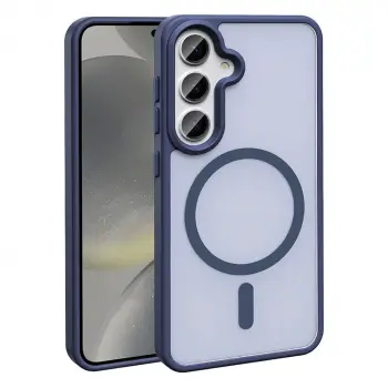 Samsung Galaxy S25 Fe Kılıf Magsafe Şarj Özellikli Mat Arka Yüzey Lopard Sio Kapak