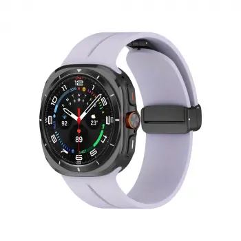 Samsung Galaxy Watch 8 Classic 46mm Krd-84 Magnetic Tokalı A+ Kalite Sport Silikon Kordon