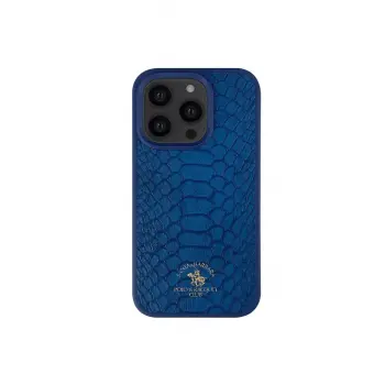 Santa Barbara Polo Racquet Club İphone 13 Pro Max Knight Deri Kapak - Lacivert