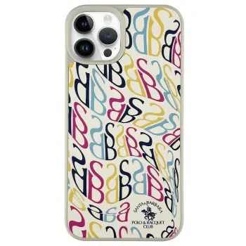 Santa Barbara Polo Racquet Club İphone 13 Pro Max Prudence Deri Kapak - Beyaz