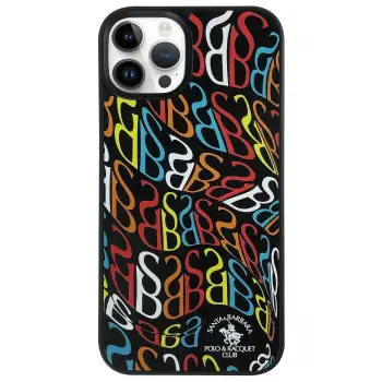 Santa Barbara Polo Racquet Club İphone 13 Pro Max Prudence Deri Kapak - Siyah