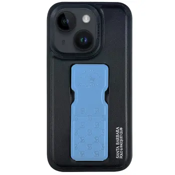 Santa Barbara Polo Racquet Club İphone 14 Parker Stand Kapak - Mavi