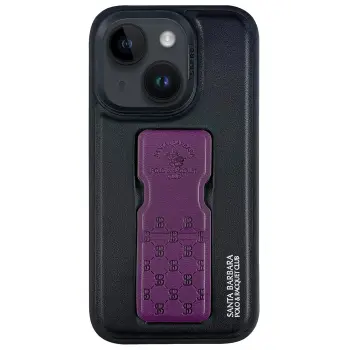 Santa Barbara Polo Racquet Club İphone 14 Parker Stand Kapak - Mor