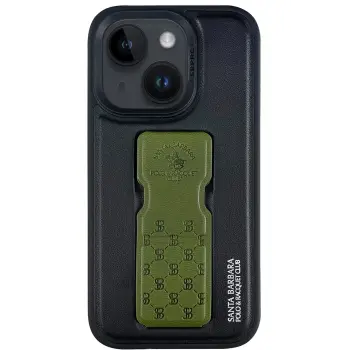 Santa Barbara Polo Racquet Club İphone 14 Parker Stand Kapak - Yeşil