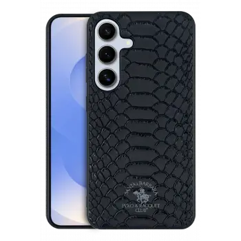 Santa Barbara Polo Racquet Club Samsung Galaxy S25 Knight Deri Kapak - Siyah