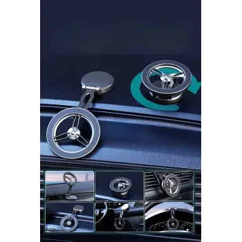 Üst Kalitede Magsafe Telefon Tutucu Araç İçi ve Yayıncı Standı 360 Dönebilen Güçlü Manyetik Tutucu