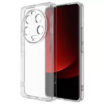 Xiaomi Mi 13 Ultra Kılıf  Kamera Korumalı Renksiz Şeffaf Esnek Silikon Kapak Süper