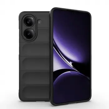 Xiaomi Poco X7 Pro Kılıf Esnek Tpu Oyuklu Arka Yüzey Tasarımlı Lopard Etnik Silikon Kapak