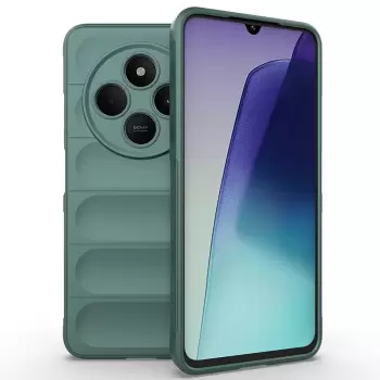 Xiaomi Redmi 14c 4g Kılıf Esnek Tpu Oyuklu Arka Yüzey Tasarımlı Lopard Etnik Silikon Kapak