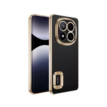 Xiaomi Redmi Note 14 Pro 5g Kamera Lens Korumalı Şeffaf Renkli Logo Gösteren Omega Kapak