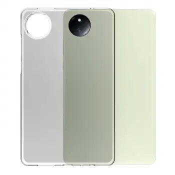 Xiaomi Redmi Pad Se 8.7 Kılıf Lopard Tablet Kamera Korumalı Renksiz Şeffaf Esnek Silikon Kapak Süper