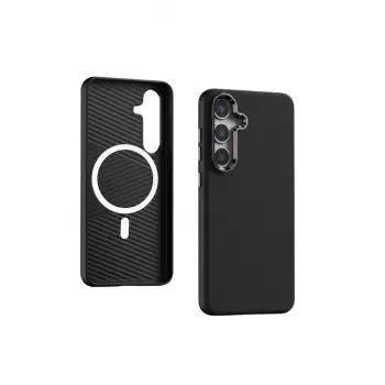 Yesido Samsung Galaxy S24 Plus Pc09 Elegance Deri Magsafe Kapak - Siyah