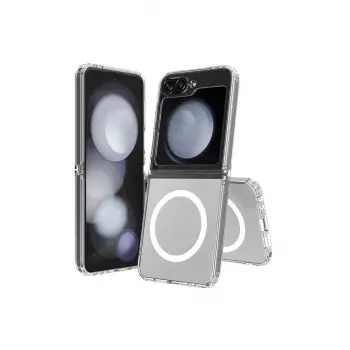 Yesido Samsung Galaxy Z Flip 6 Pc03 Ace Şeffaf Magsafe Kapak - Şeffaf