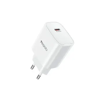 Yesido Yc01e 20w Type-c Çıkışlı Pd Hızlı Şarj Cihazı - Beyaz