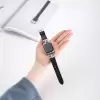 Apple Watch Seri 10 46mm KRD-53 Deri Kordon - Göz Alıcı Şıklık ve Dayanıklılık