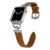 Apple Watch Seri 10 46mm KRD-53 Deri Kordon - Göz Alıcı Şıklık ve Dayanıklılık