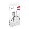 ​Lopard Shira Serisi 3in1 USB Kablo 30cm