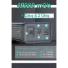 40000 Mah Powerbank 4 Çıkışlı Taşınabilir LCD Göstergeli 22.5W Pd Hızlı Çoklu Şarj Cihazı  - iPhone, Samsung, Xiaomi Tam Uyum