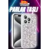 iPhone 15 Pro Max Kılıf Parlak Taşlı Tasarım  Linea Diamond Kapak