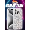 iPhone 15 Pro Kılıf Parlak Taşlı Tasarım  Linea Diamond Kapak