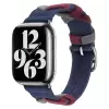 Apple Watch 42mm  KRD-97 Sarmal Örgü Tasarımlı Kordon