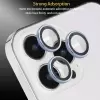 iPhone 16 Lens Kamera Koruyucu Premium Safir Parmak İzi Bırakmayan CL-12