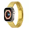 Apple Watch 2024 46mm 10 Serisi Çizgi Metal Kordon KRD-82