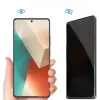 Samsung Galaxy A55 Hayalet Gizlemeli 5d Privacy Temizleme Kiti Ekran Koruyucu Gizli Cam