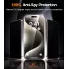 iPhone 15 Pro Max Hayalet Gizlemeli 5d Privacy Temizleme Kiti Ekran Koruyucu Gizli Cam