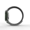 Apple Watch Ultra-Ultra 2 49mm Silikon Tırtıklı Kordon Siyah-Yeşil-Kahve-Turuncu Krd-122