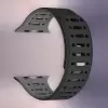 Apple Watch 10 46mm Çift Renk Moda Delikli Silikon Kordon Strap Kayış Krd-124