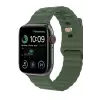 Apple Watch 46mm 10 Nesil Şeritli Silikon Kordon KRD-73