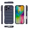 Apple İphone 16 Pro Max Kılıf Esnek Tpu Oyuklu Arka Yüzey Tasarımlı Lopard Etnik Silikon Kapak