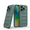 Apple İphone 16 Pro Kılıf Esnek Tpu Oyuklu Arka Yüzey Tasarımlı Lopard Etnik Silikon Kapak