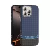 Apple İphone 16 Pro Max Kılıf Magsafe Şarj Karbon Fiber Görünümlü Hafif Sağlam Gros Kapak Telefon Kılıfı