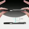 Apple İphone 16 Kılıf Magsafe Şarj Duble 1.7mm Kapak Kart Bölmeli Lacivert Siyah Gri Renkleriyle