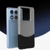 Xiaomi 14t Pro Kılıf Magsafe Şarj Duble 1.7mm Kapak Kart Bölmeli Lacivert Siyah Gri Renkleriyle
