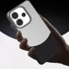 Xiaomi Redmi Note 14 5g Kılıf Magsafe Şarj Kartlıklı Mıknatıslı Duble 1.7mm Kapak Kart Bölmeli Lacivert Siyah Gri Renkleriyle