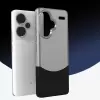 Xiaomi Redmi Note 13 Pro Plus 5g Kılıf Magsafe Şarj Duble 1.7mm Kapak Kart Bölmeli Lacivert Siyah Gri Renkleriyle