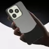 Realme Note 60 Kılıf Magsafe Şarj Duble 1.7mm Kapak Kart Bölmeli Lacivert Siyah Gri Renkleriyle