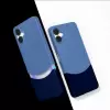 Samsung Galaxy A06 Kılıf Magsafe Şarj Duble 1.7mm Kapak Kart Bölmeli Lacivert Siyah Gri Renkleriyle