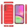 Samsung Galaxy A25 Kılıf Esnek TPU Oyuklu Arka Yüzey Tasarımlı Etnik Silikon Kapak