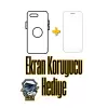 Xiaomi Redmi Note 14 Pro Plus Kılıf + Pet Ekran Koruyucu Set Kamera Lens Korumalı Şeffaf Parlak Kenar Logo Açık Omega Kapak Mavi Siyah Gold Renk