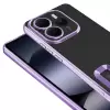 Xiaomi Redmi Note 14 5g Kılıf + 9h Ekran Koruyucu Set Kamera Lens Korumalı Şeffaf Parlak Kenar Logo Açık Omega Kapak Mavi Siyah Gold Renk