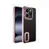 Xiaomi Redmi Note 14 5g Kılıf + 9h Ekran Koruyucu Set Kamera Lens Korumalı Şeffaf Parlak Kenar Logo Açık Omega Kapak Mavi Siyah Gold Renk