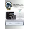 Apple iPad Pro11/13 2024, Pro 12.9/11 Inch (2022/2021/2020) Siyah Çerçeveli Lens Koruma Parlak Renkli Kamera Koruyucu 0.5mm  İnce Cam 3d kamera cam