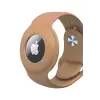 Apple Airtag Uyumlu Kordon (Anahtarlık Hediyeli) & Bileklik - Çok Amaçlı Yumuşak Silikon Kılıf
