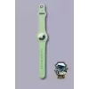 Apple Airtag Uyumlu Kordon (Anahtarlık Hediyeli) & Bileklik - Çok Amaçlı Yumuşak Silikon Kılıf